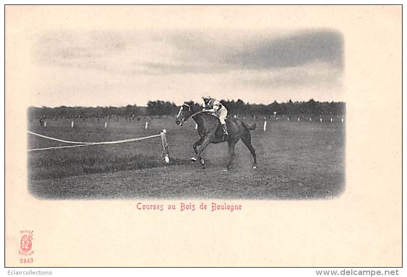 Sport.   Hippisme  Les Courses Au Bois De Boulogne - Hippisme