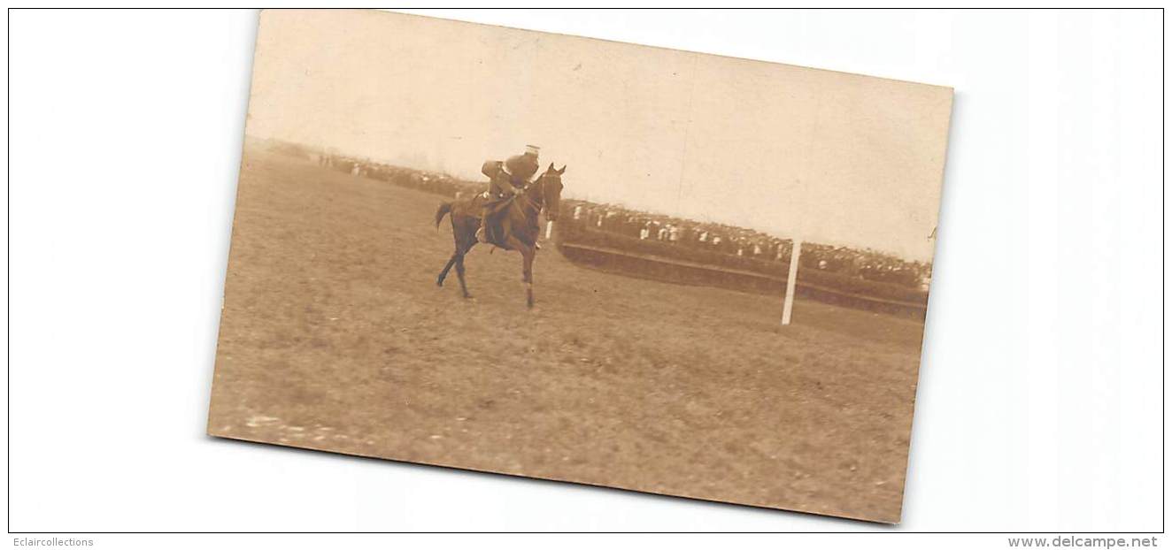 Sport.   Hippisme  Les Courses   Carte Photo Peut être Course Organisée Par Le Matin - Horse Show