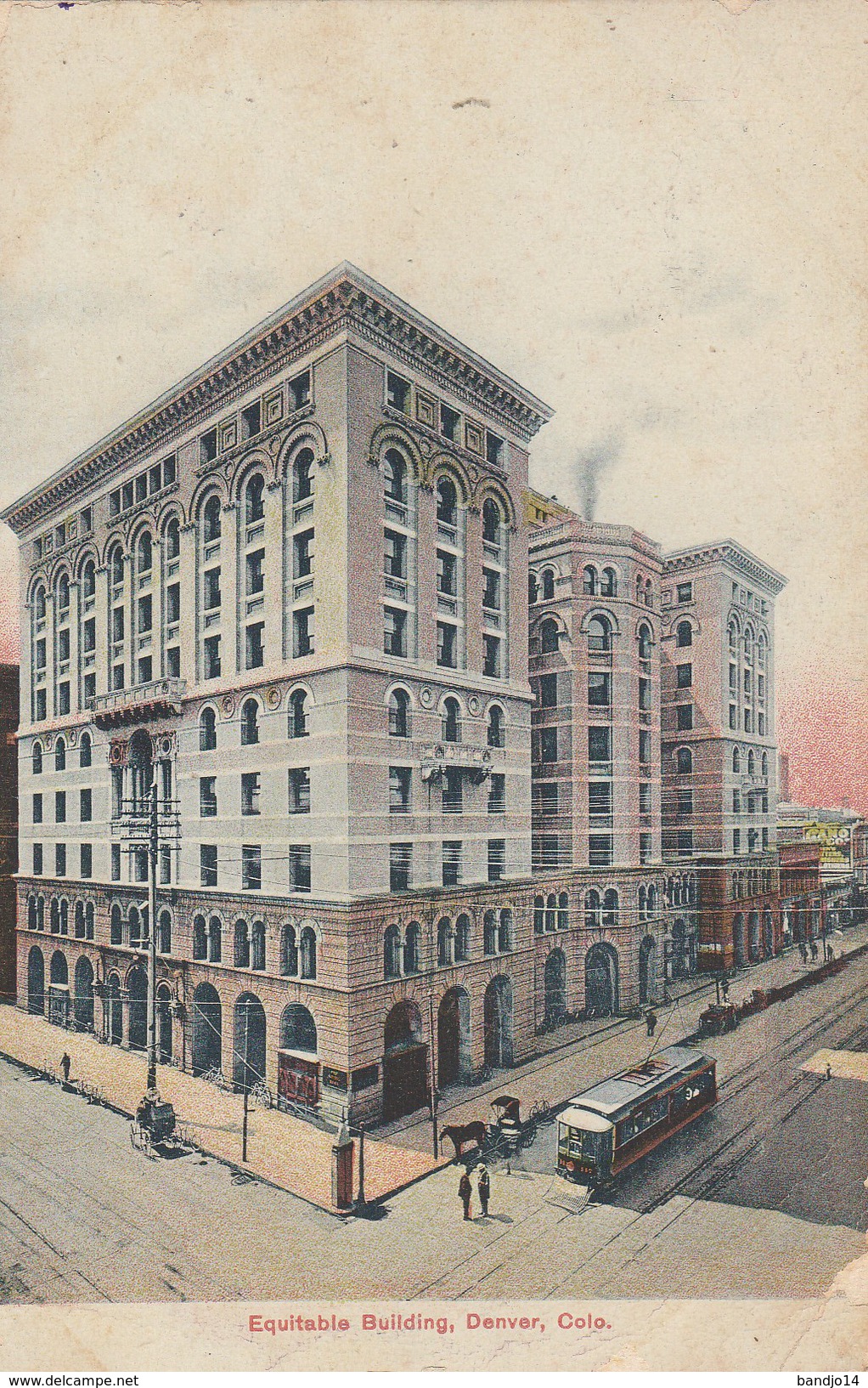 Denver  - Equitable Building - Colo   - Scan Recto-verso - Denver