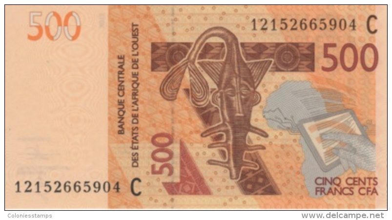 (B0392) WEST AFRICAN STATES (BURKINA FASO), 2012. 500 Francs. P-New. UNC - West-Afrikaanse Staten