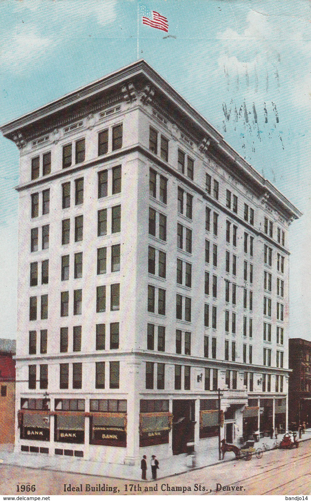 Denver  - Ideal Building ,17th And Champa Sts - Colo   - Scan Recto-verso - Denver