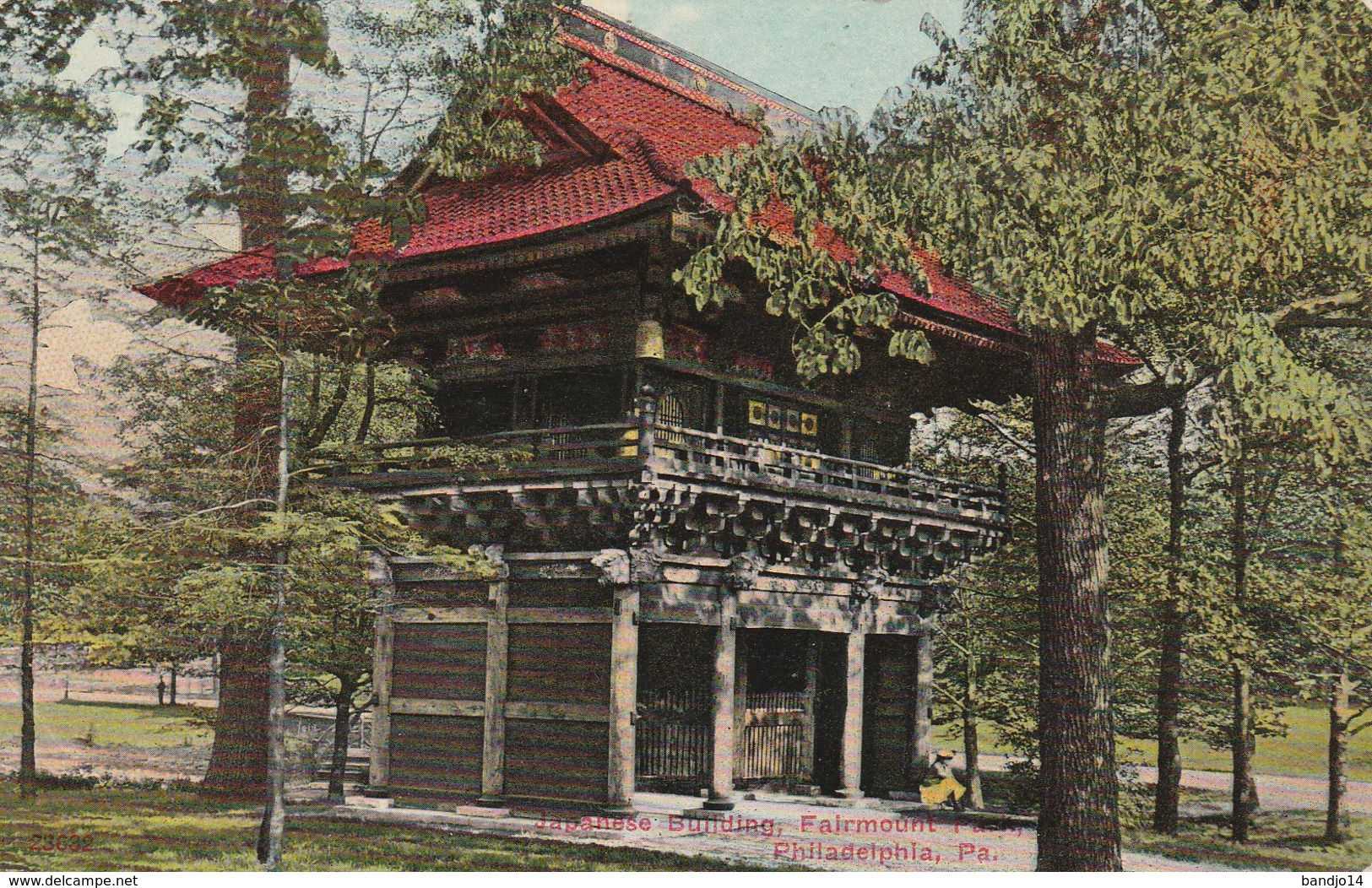 Philadelphia - Japanese Building  Fairmount Park   - Pa   - Scan Recto-verso - Philadelphia