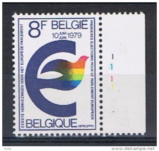 Belgie OCB 1924 (**) Met Plaatnummer 1. - 1971-1980