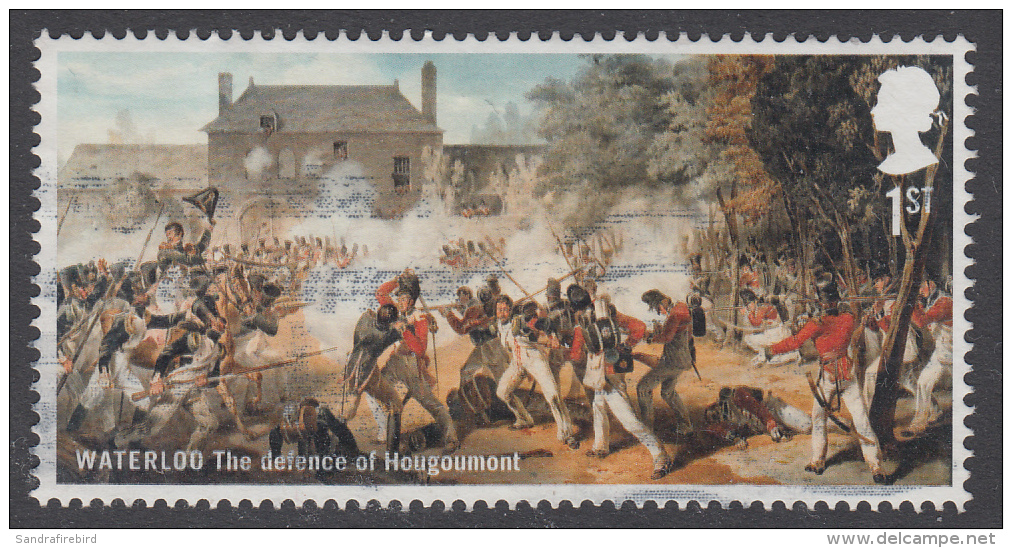 GREAT BRITAIN - 2015  Battle Of Waterloo -  The Defence Of Hougomont 1st  SG 3724 Used - Used Stamps