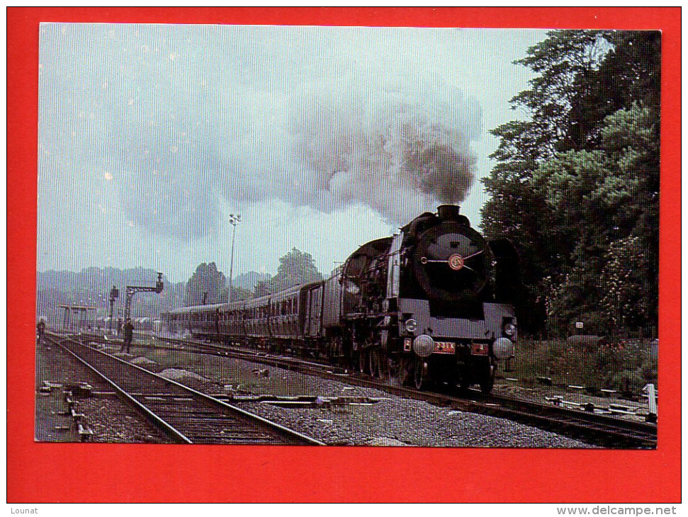 Chemin De Fer - Train - Hors De Série - Train Facs Paris Est - Reims Laon - 231 K 8 Train Au Départ De Ferté-Milon - Trains