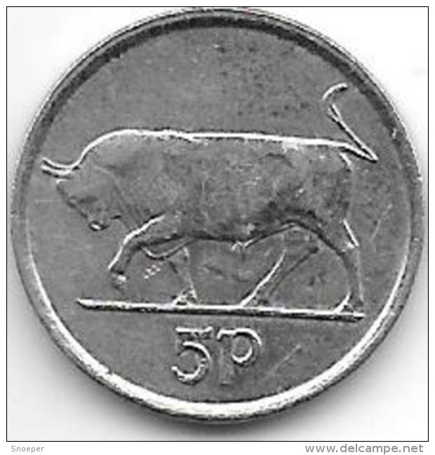 ¨ireland  5 Pence   1992   Km 28 - Irlande