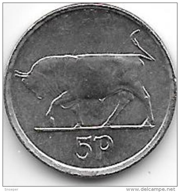 ¨ireland  5 Pence   1996   Km 28 Unc - Irlande