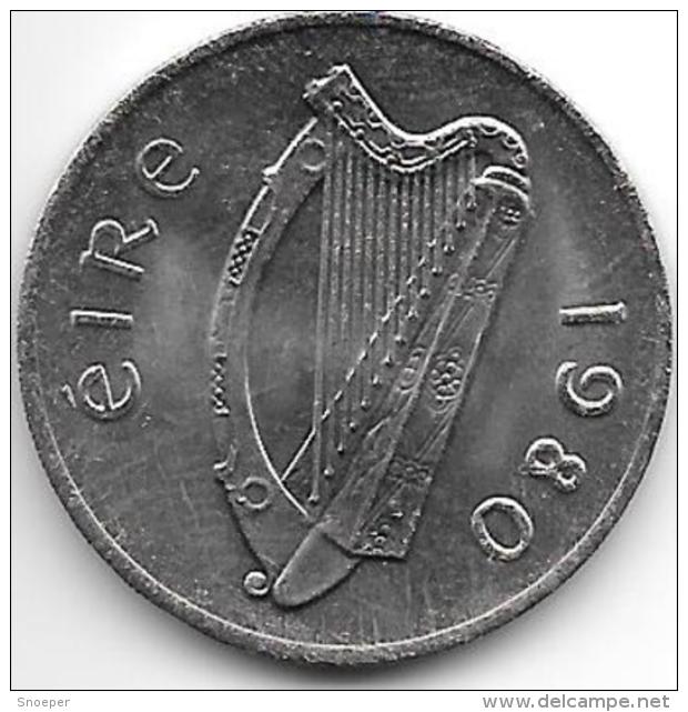 *ireland  10 Pence   1980   Km 23 Unc - Ireland