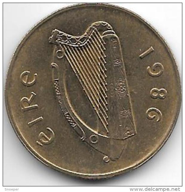 *ireland  20 Pence   1986   Km 25 - Ireland