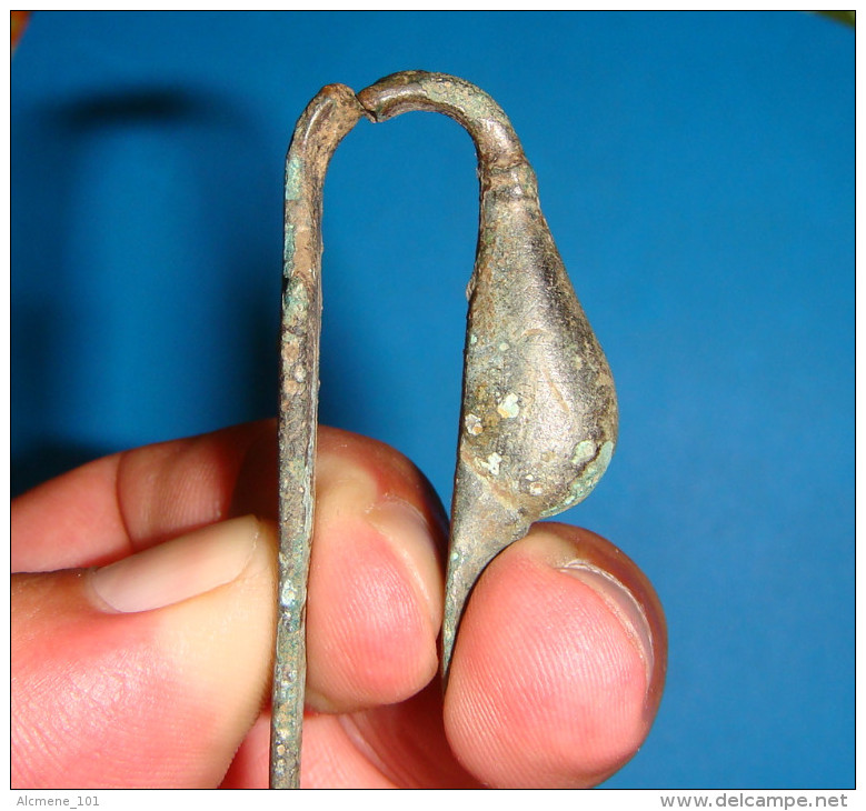 GREEK SPOON DECORATED WITH DUCK'S HEAD, CLASSICAL HELLENISTIK PERIOD V-IV C.B.C. - Archéologie