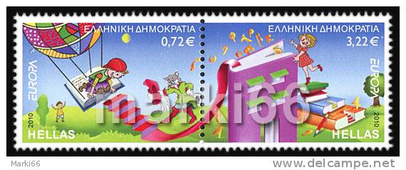 Greece - 2010 - Europa CEPT, Children Books - Mint Stamp Set - Ungebraucht