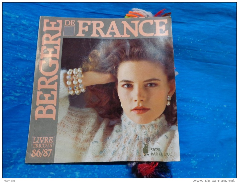 Catalogue De Laine Echantillons-bergere De France-livre Tricot 86/87 - Laine