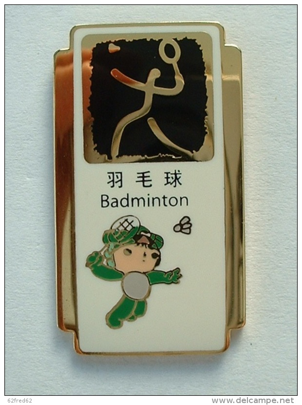 PIN´S BADMINTON - J.O PEKIN 2008 - Badminton