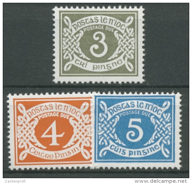 Irland Portomarken 1978 Ziffern P 22/24 Postfrisch - Portomarken