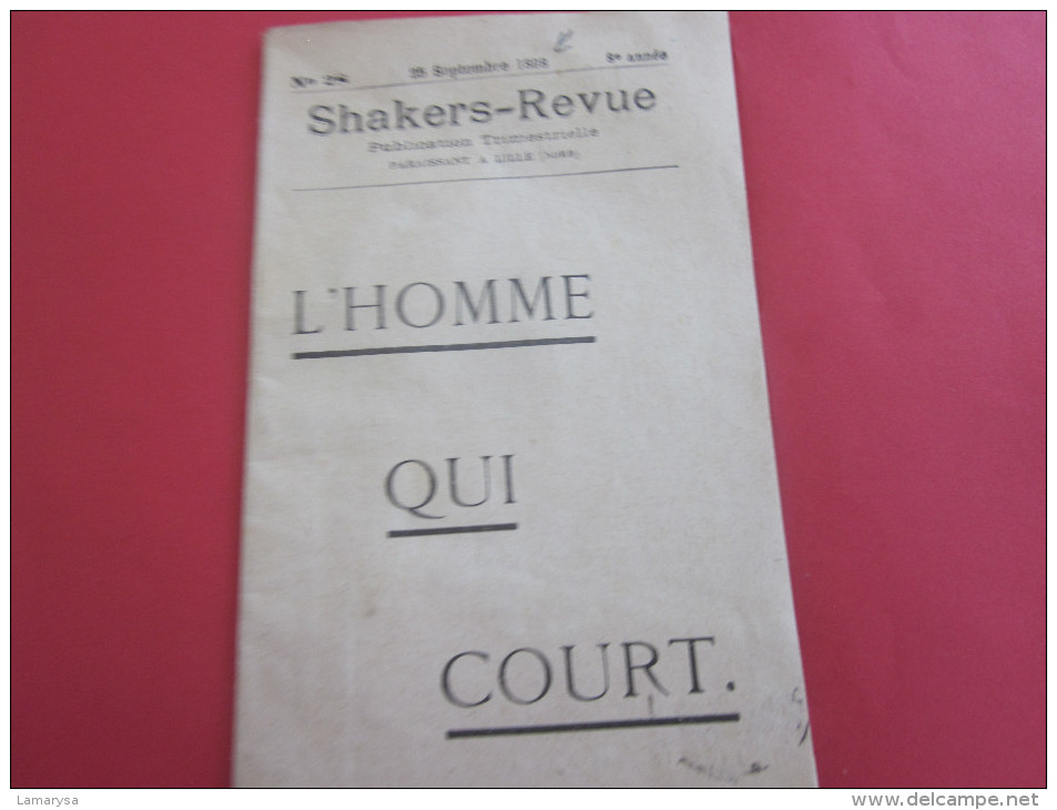 1899 Livret Publicités Médicale-Médecine-Pharmacie-Maladie Femme/Homme-Médicament-Soin-Guérison-l'homme Qui Court Shaker - Werbung