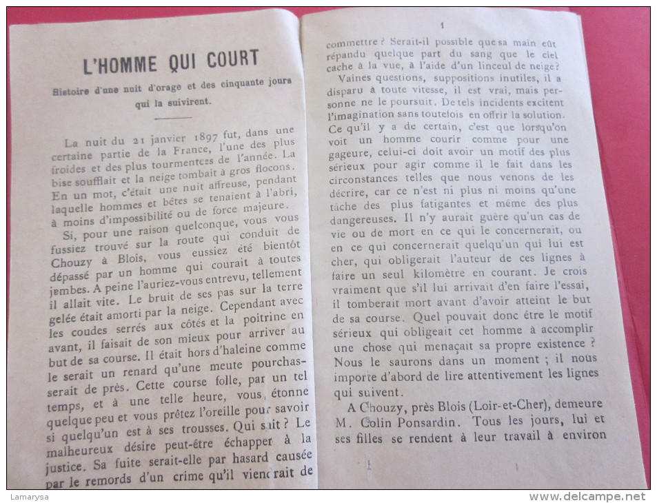 1899 Livret Publicités Médicale-Médecine-Pharmacie-Maladie Femme/Homme-Médicament-Soin-Guérison-l'homme Qui Court Shaker - Werbung