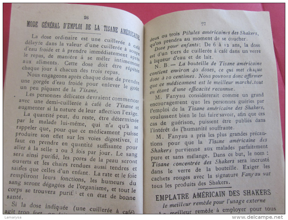 1899 Livret Publicités Médicale-Médecine-Pharmacie-Maladie Femme/Homme-Médicament-Soin-Guérison-l'homme qui court shaker