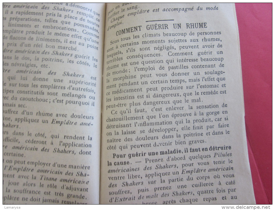 1899 Livret Publicités Médicale-Médecine-Pharmacie-Maladie Femme/Homme-Médicament-Soin-Guérison-l'homme qui court shaker