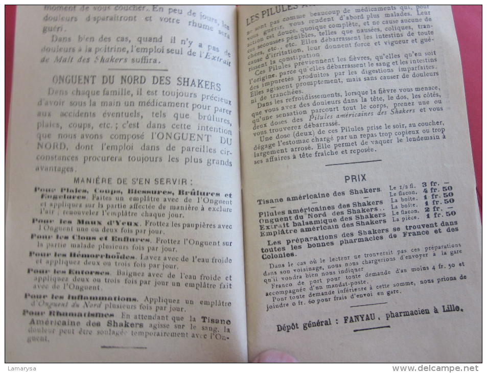 1899 Livret Publicités Médicale-Médecine-Pharmacie-Maladie Femme/Homme-Médicament-Soin-Guérison-l'homme qui court shaker