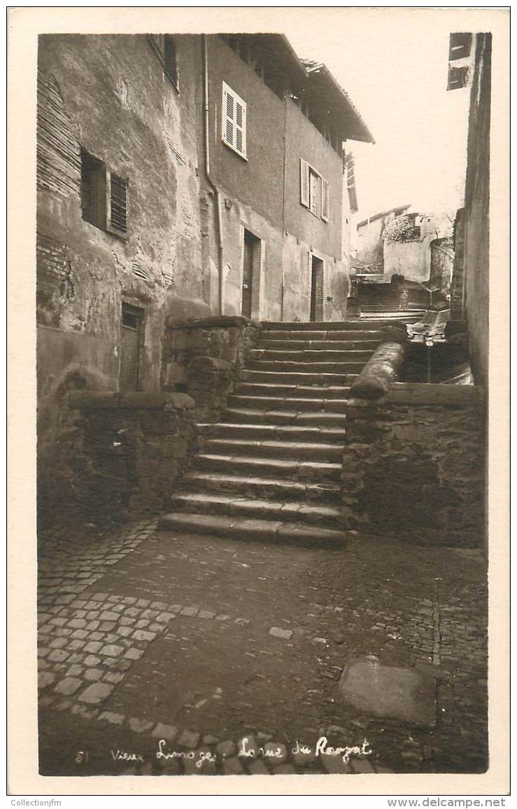 / CPA FRANCE 87 "Vieux Limoges, Rue Du Rajat" - Limoges