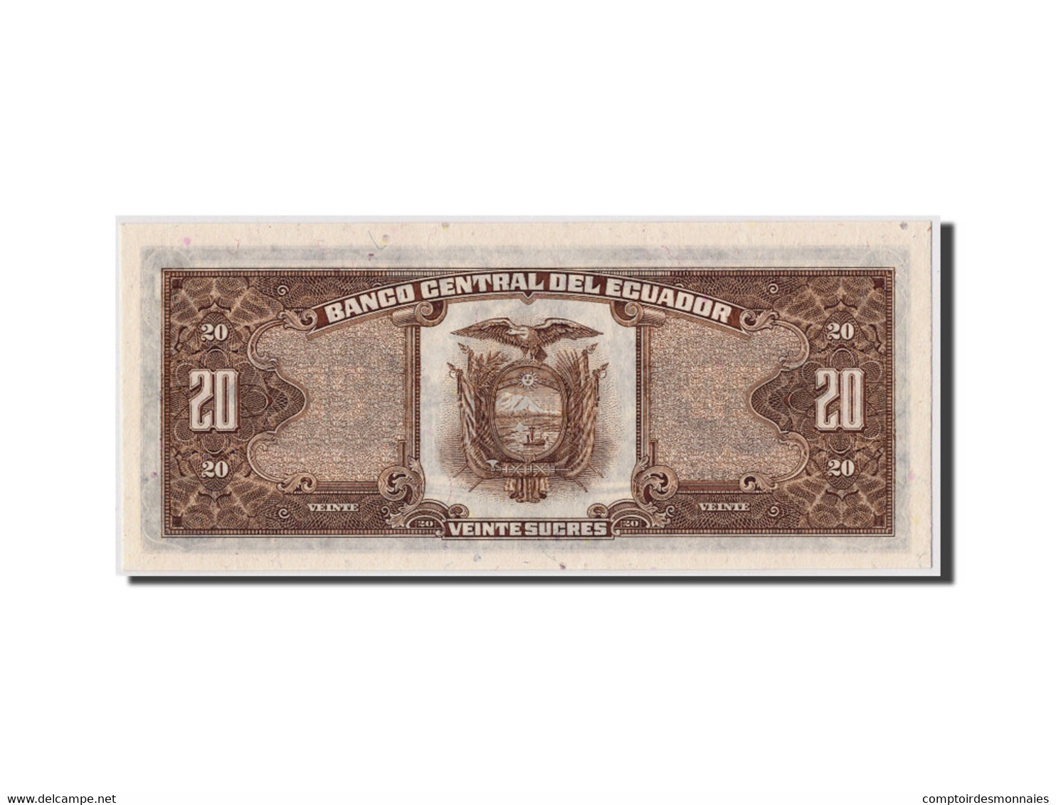 Billet, Équateur, 20 Sucres, 1986, 1986-04-29, KM:121Aa, SPL - Ecuador