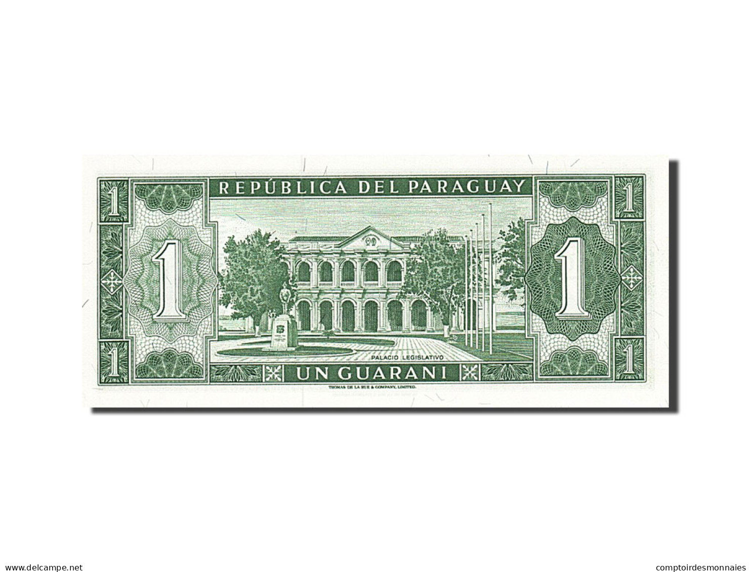 Billet, Paraguay, 1 Guarani, 1952, Undated, KM:193a, SPL - Paraguay