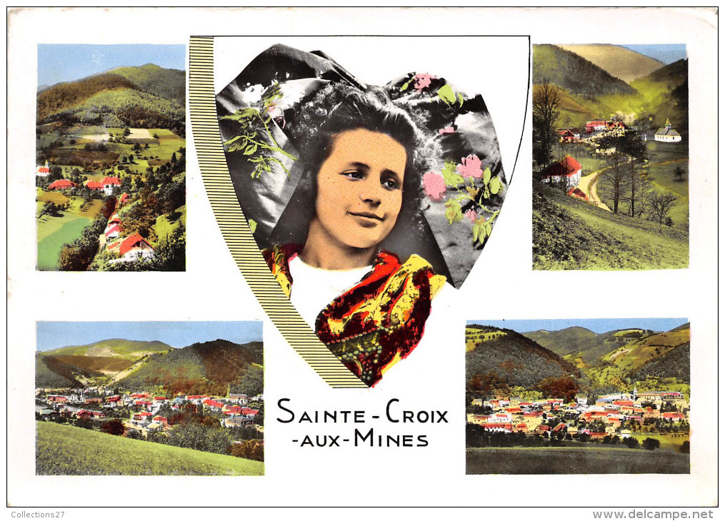 68-SAINTE-CROIX-AUX-MINES- SOUVENIR MULTIVUE - Sainte-Croix-aux-Mines