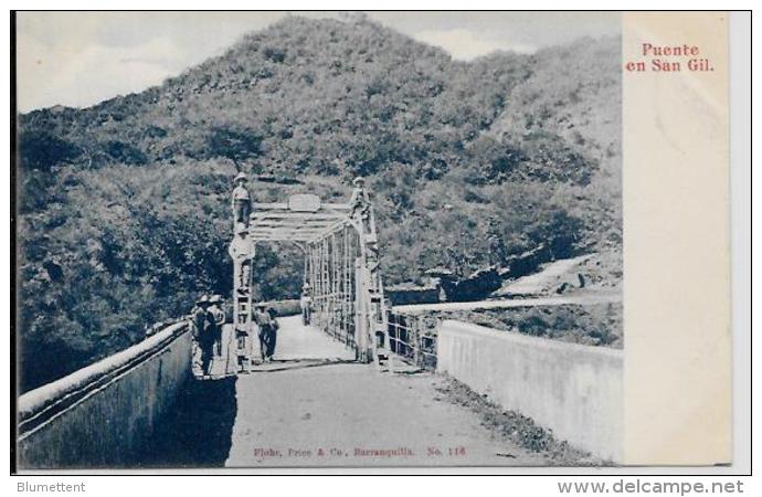 CPA Colombie Colombia Non Circulé Puente En San Gil - Colombia