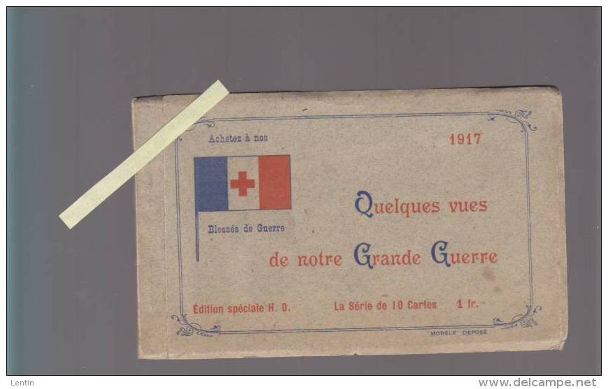 10 Croquis Guerre 14/18 - Attaque A La Grenade, Alerte Aux Gazs, Artillerie Lourde En Action, Combat D'avions Contre Zep - Guerre 1914-18