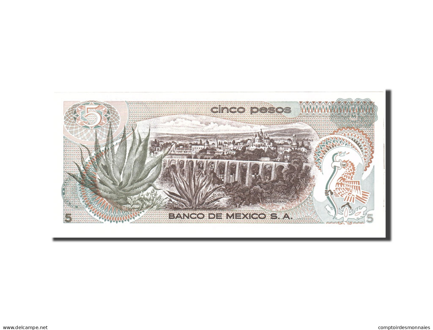 Billet, Mexique, 5 Pesos, 1971, 1971-10-27, KM:62b, SUP+ - Messico