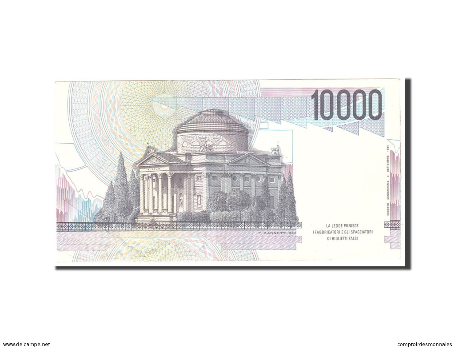 Billet, Italie, 10,000 Lire, 1984, 1984-09-03, KM:112b, TTB+ - 10000 Lire