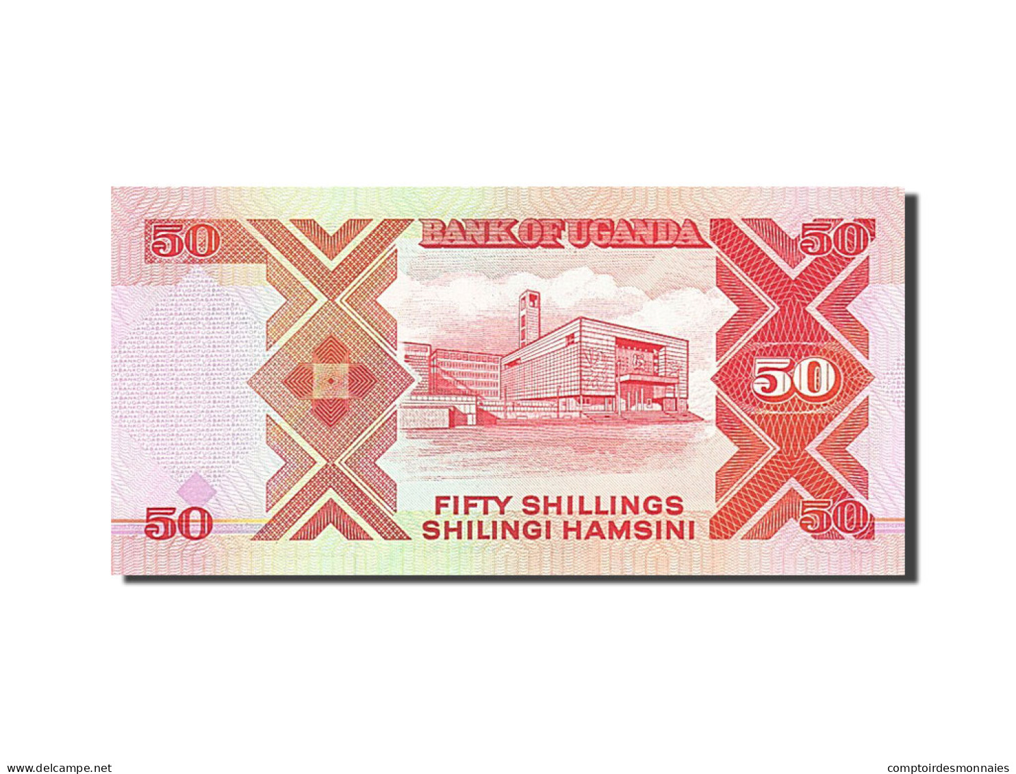 Billet, Uganda, 50 Shillings, 1987, 1989, KM:30b, NEUF - Ouganda