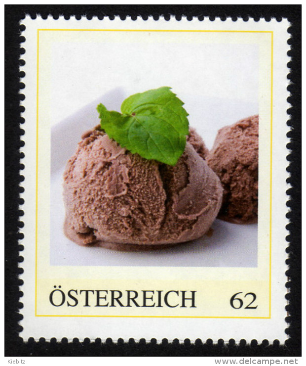 ÖSTERREICH 2014 ** Schokoladen Eis - PM Personalized Stamp MNH - Ernährung