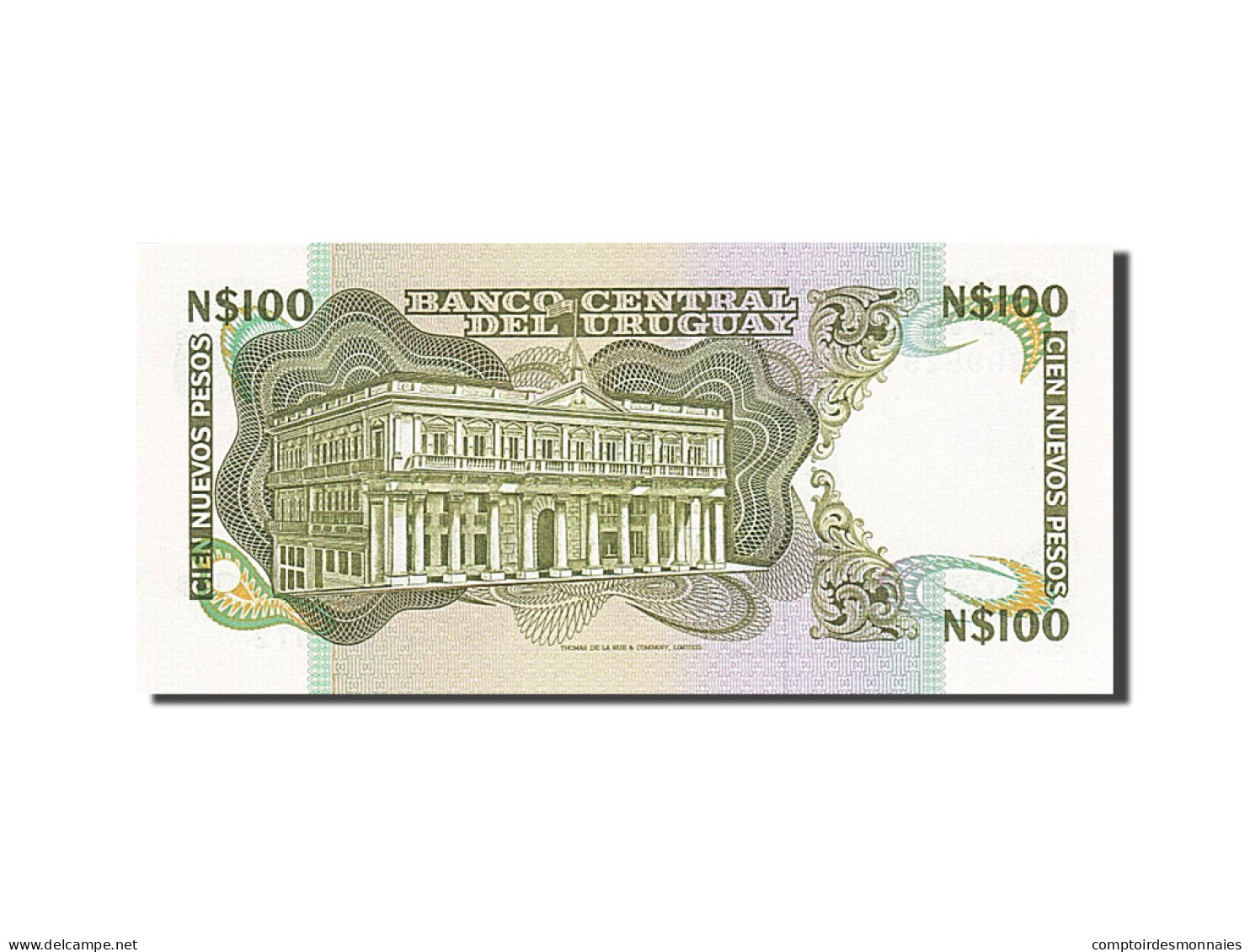 Billet, Uruguay, 100 Nuevos Pesos, 1987, Undated, KM:62a, SPL - Uruguay