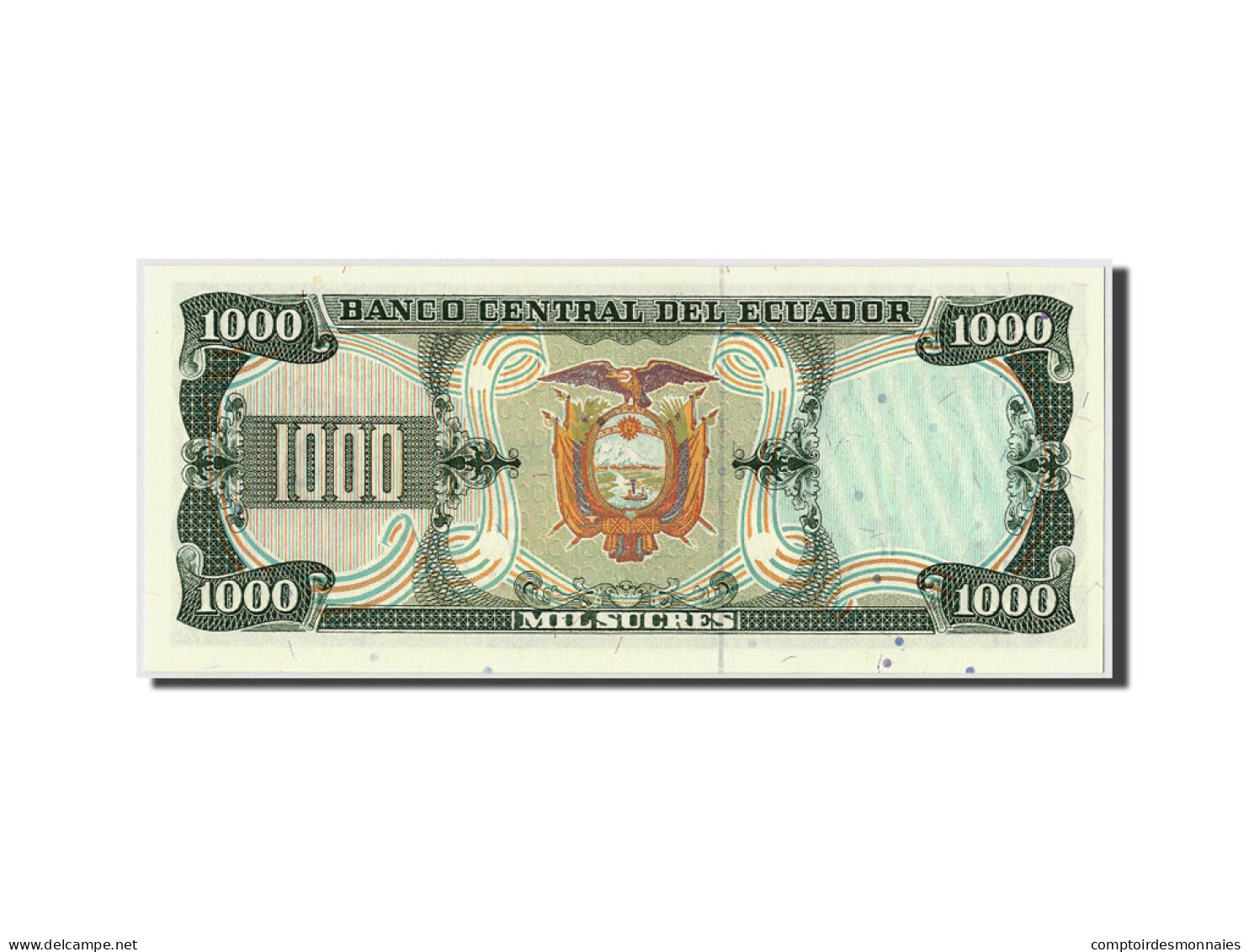 Billet, Équateur, 1000 Sucres, 1988, 1988-06-08, KM:125b, NEUF - Ecuador