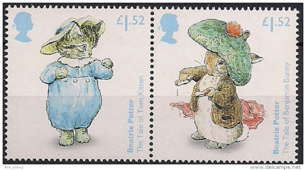 2016 Grossbritannien Mi.  **MNH  Beatrix Potter - Neufs