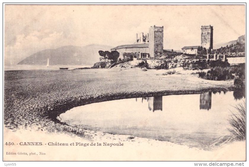 Cannes Château Et Plage De La Napoule - Cannes