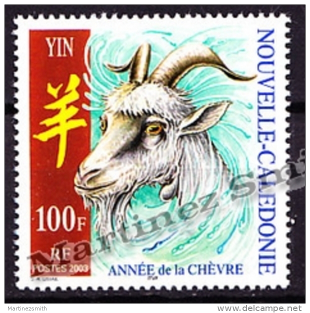 New Caledonia - Nouvelle Calédonie  2003 Yvert 883 Lunar Year Of The Goat - MNH - Ungebraucht