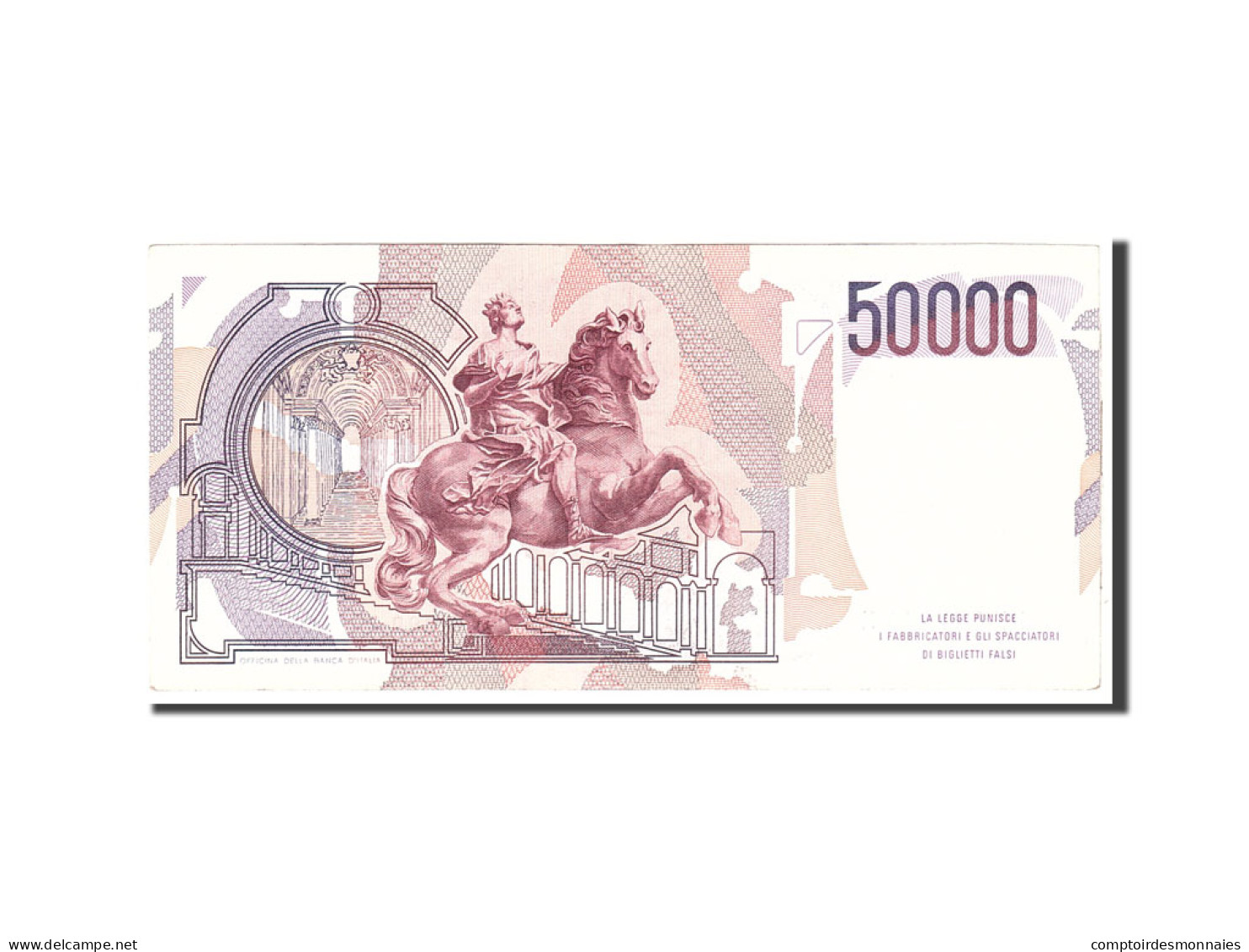 Billet, Italie, 50,000 Lire, 1984, 1984-02-06, KM:113a, TTB+ - 50000 Liras