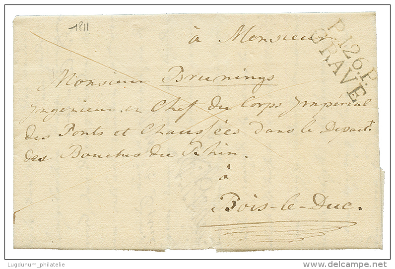1811 P.126.P GRAVE Sur Lettre Pour BOIS-LE-DUC. Trés Rare. Superbe. - Collections