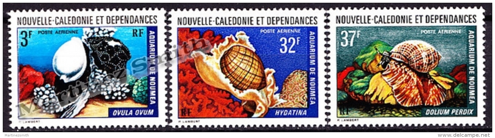 New Caledonia - Nouvelle Calédonie 1974 Airmail Yvert 150-52 Sea Fauna - MNH - Neufs