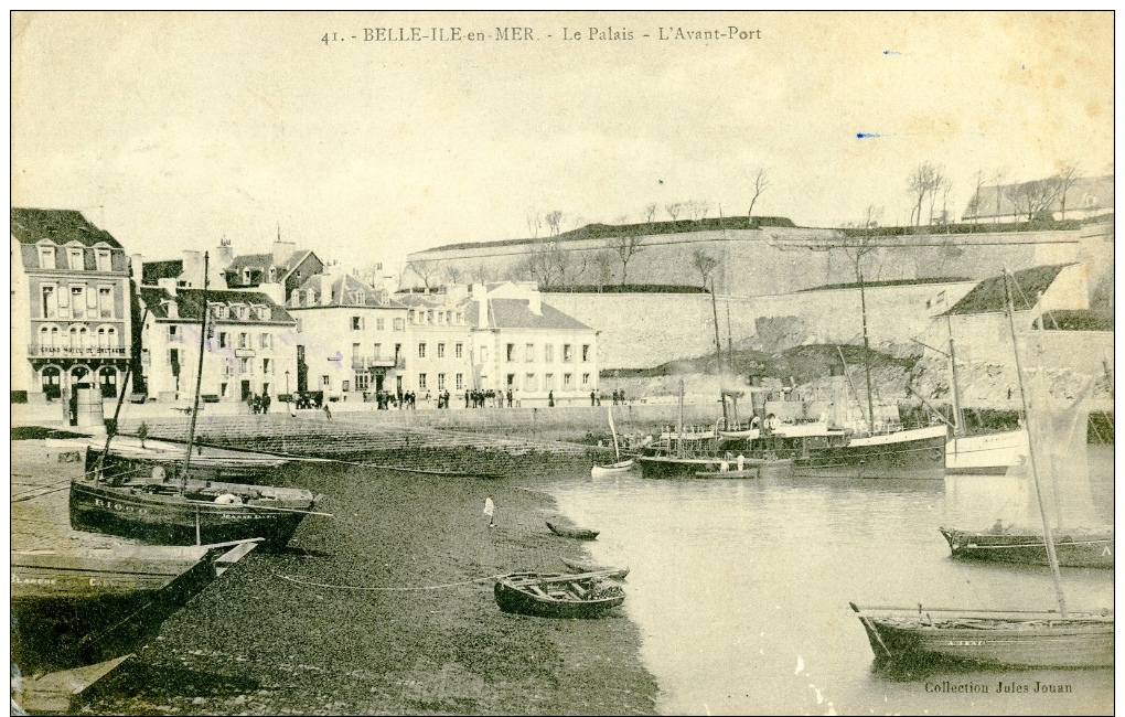 56-BELLE ILE EN MER-LEe Palais-l'avant Port-1905 - Belle Ile En Mer
