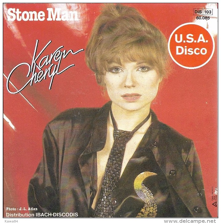 SP 45 RPM (7") Karen Cheryl " Show Me You're Man Enough " - Other - French Music