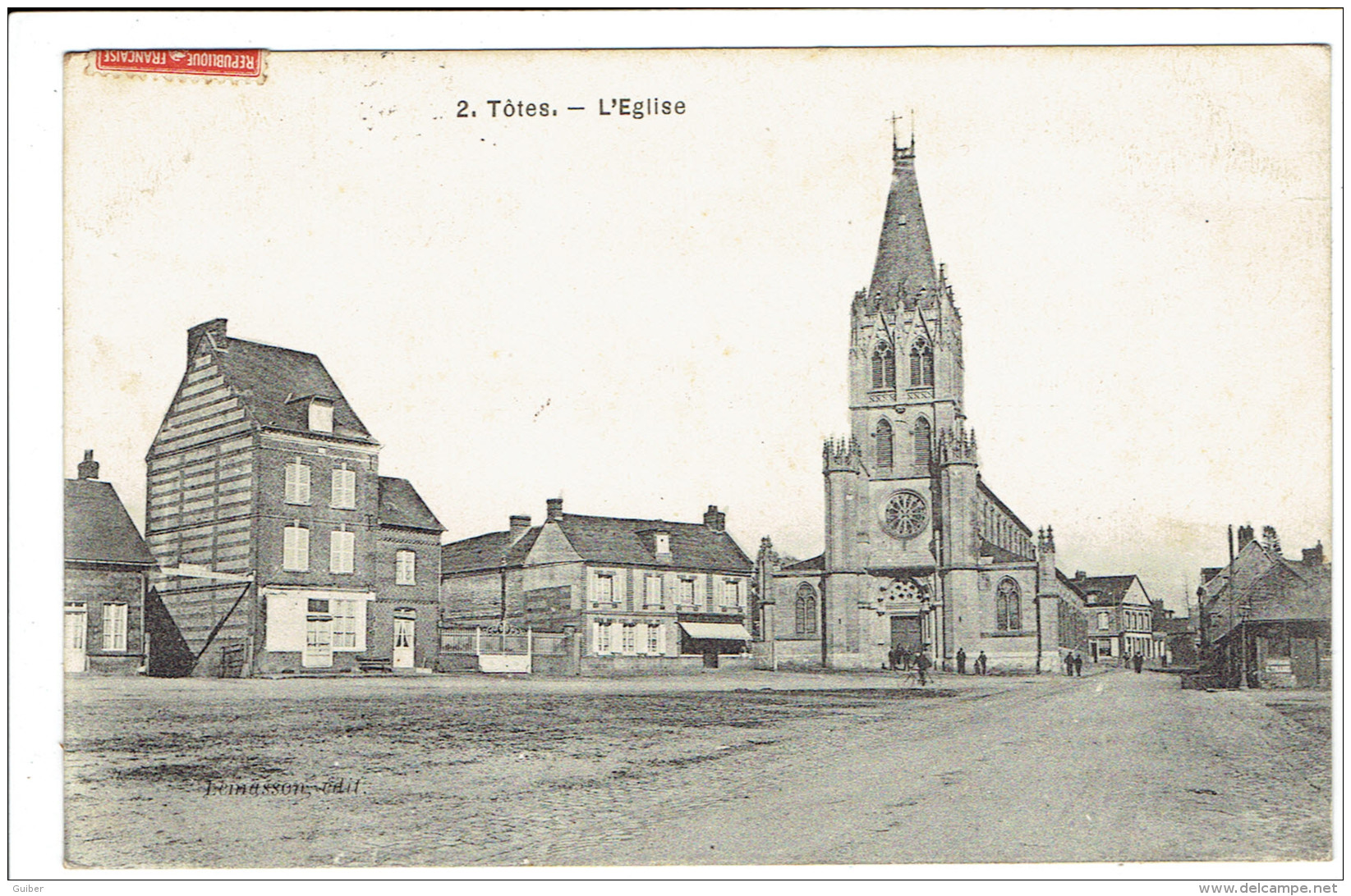 76 Totes L'eglise  N° 2 Edit.lemasson 1909 - Totes