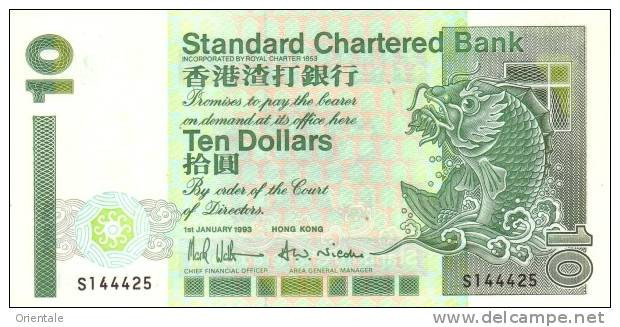 HONG KONG P. 284a 10 D 1993 UNC - Hong Kong