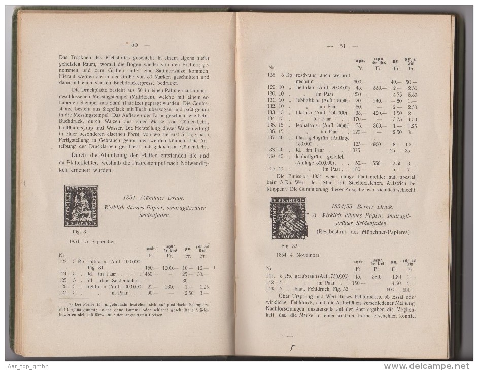 Buch Zumstein 1909 Spezialkatalog Und Handbuch Briefmarken Schweiz - Suisse