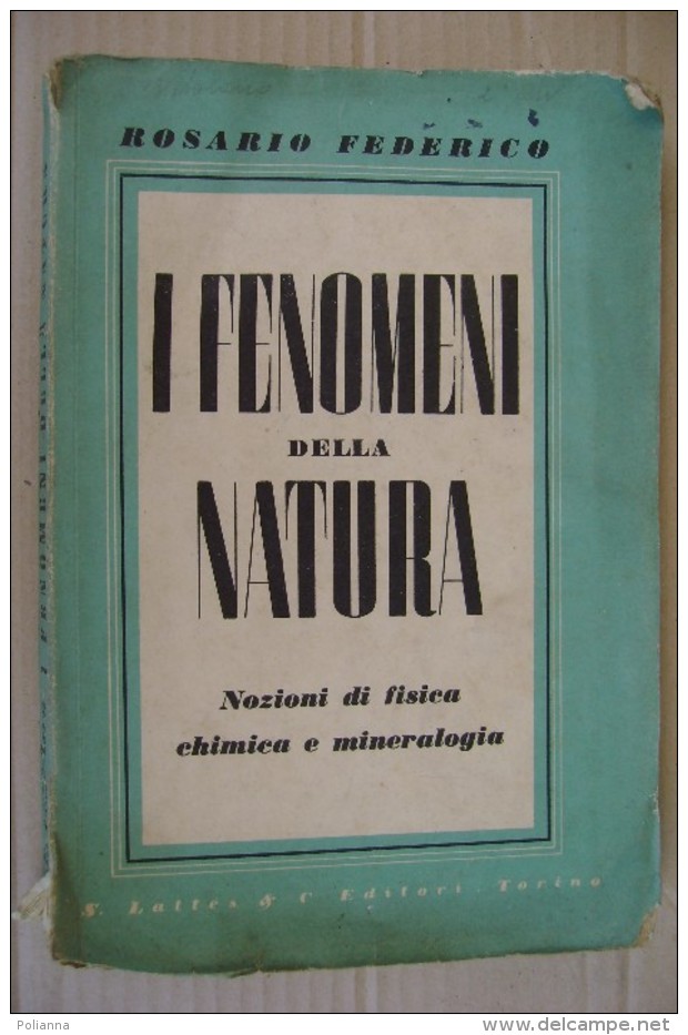 PDB/12 R.Federico I FENOMENI DELLA NATURA Lattes 1946/scala Mobile Ferrovia Metropolitana Di Napoli/dirigibile - Natur