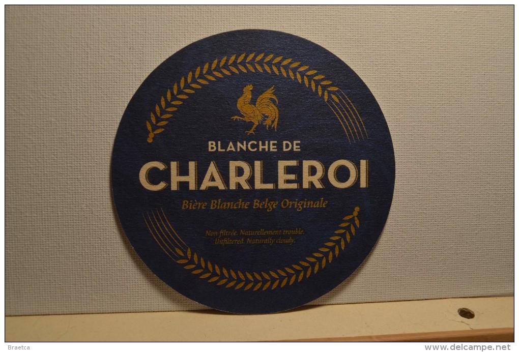 Sous-bocks Blanche De Charleroi - Belgium - Belgique - Bière - Sous-bocks