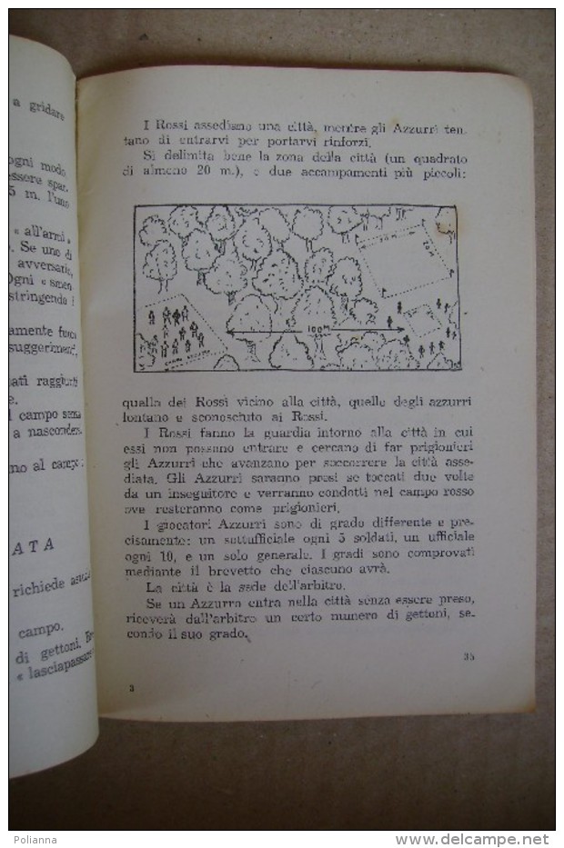 PDB/34 Collezione Giochi-I GRANDI GIOCHI All´aperto E Nei Boschi Editrice A.V.E. 1948 - Giochi