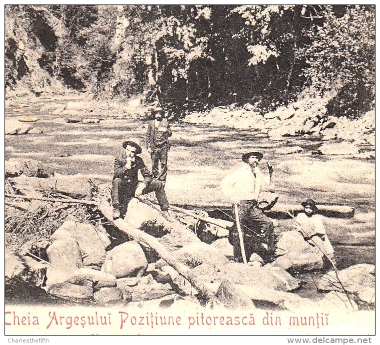 ROMANIA - INTRAREA IN CHEIA ARGESULUI POZITIUNE PITOREASCA DIN MUNTII ARGESULUÏ - RARE - Roumanie